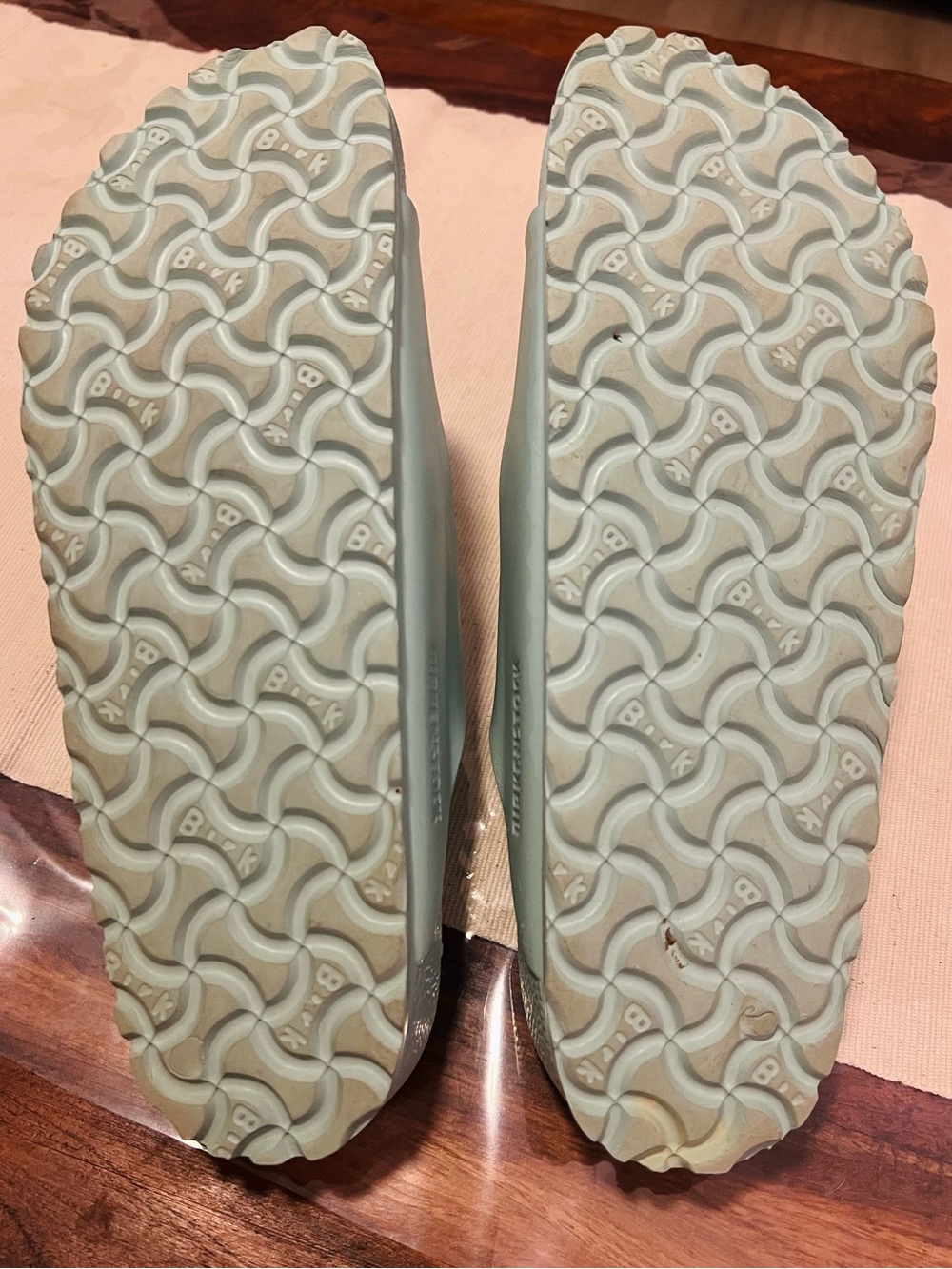 Birkenstock Arizona EVA Sandals Mint Green Sz 39 L 8 M 6 - Picture 8 of 9